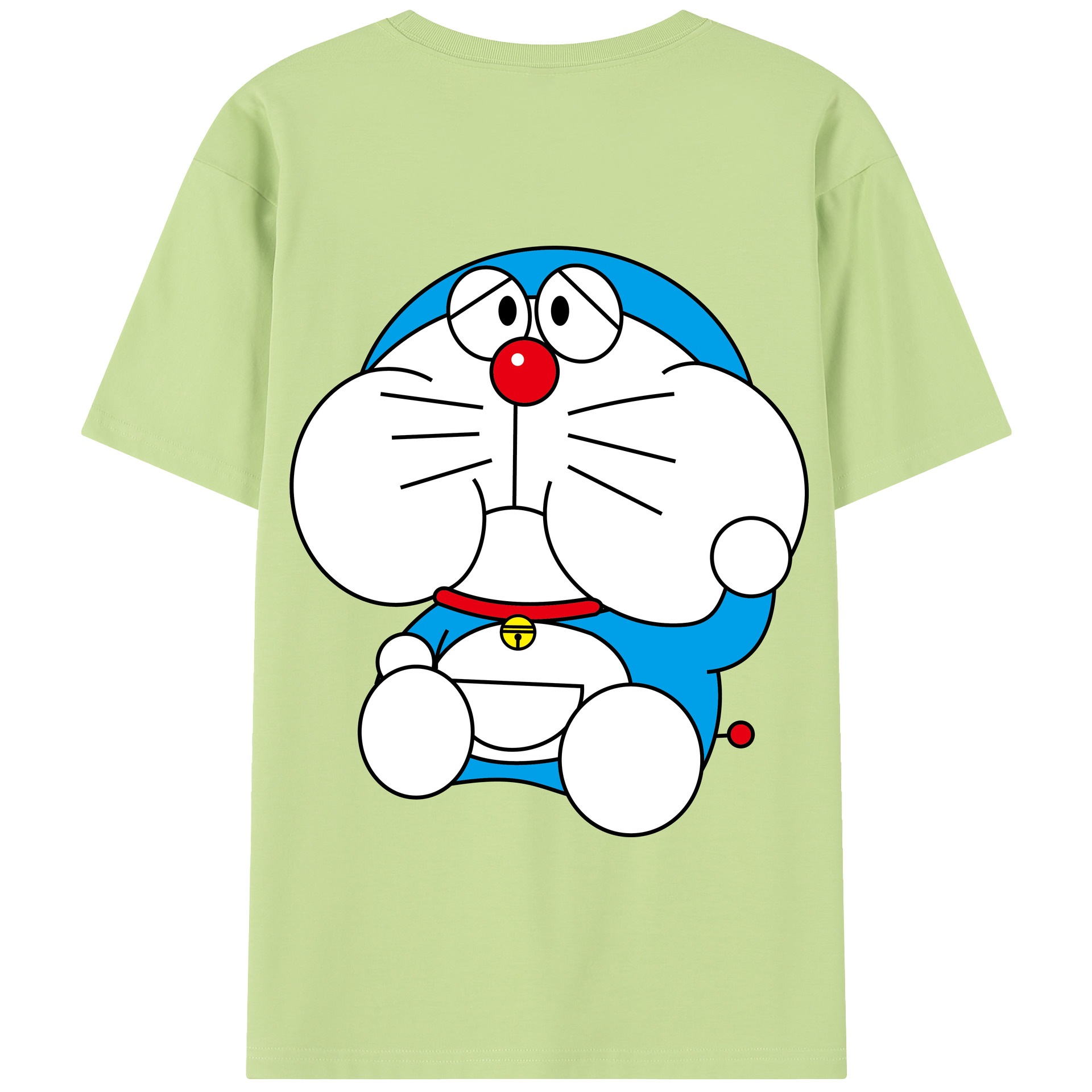 （画像用） ドラえもん Doraemon 綿100％半袖Tシャツ（背面プリント）
